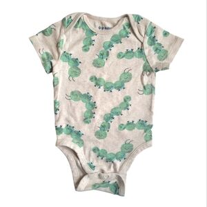 Old Navy one piece beige and green 18-24 months